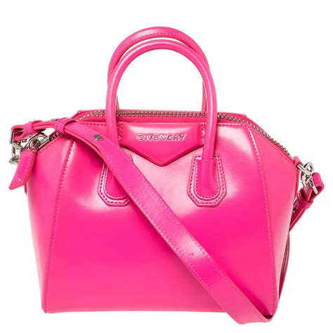 givenchy antigona mini leather satchel bag medium pink|mini antigona lock leather satchel.